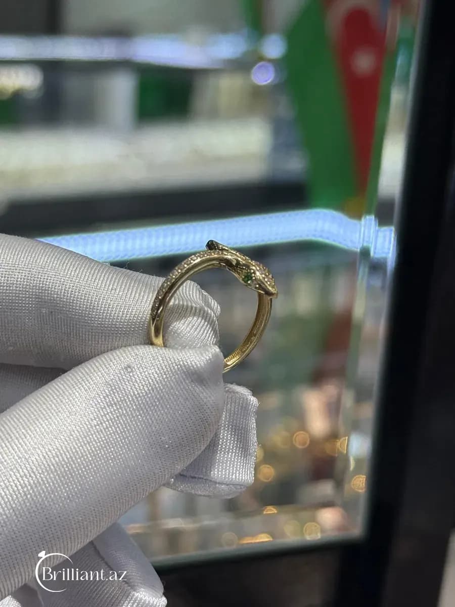 Snake shaped ring