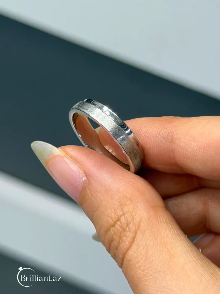 Серебряное кольцо унисекс - Smooth Classic