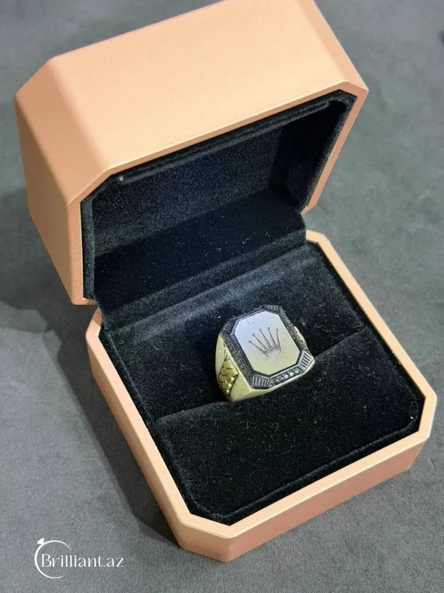 Rolex-style men's ring