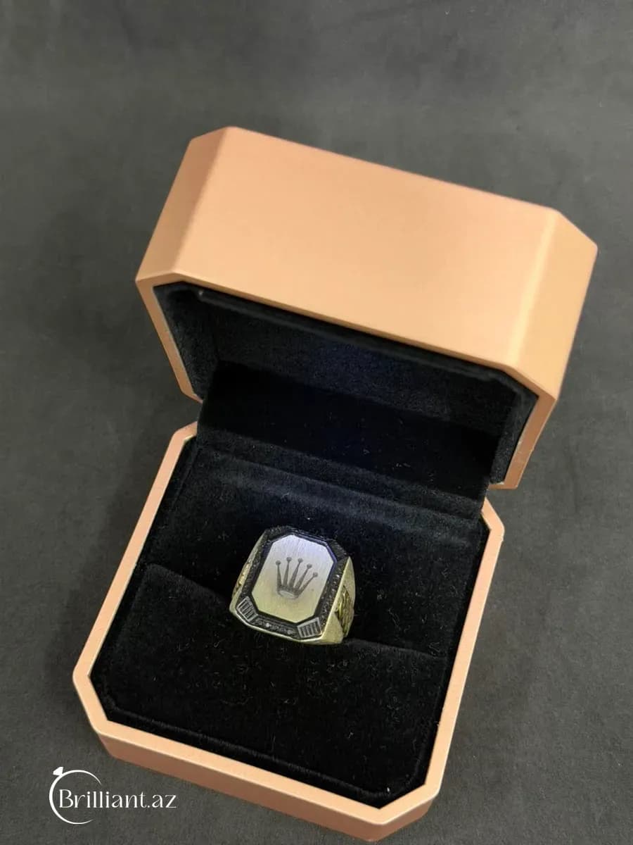 Rolex-style men's ring